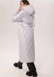 Płaszcz MALI #524-051 seryj