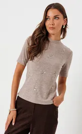 Jumper Lyushe 4460 kapuchino