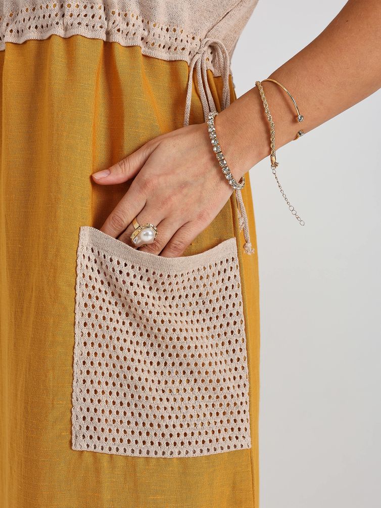 Платье BONADI арт. 1964 охра