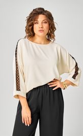 Блузка Rumoda 2274 дл.р молочный