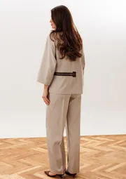 Garnitury damskie Verita moda #N-2440 bezhevyj