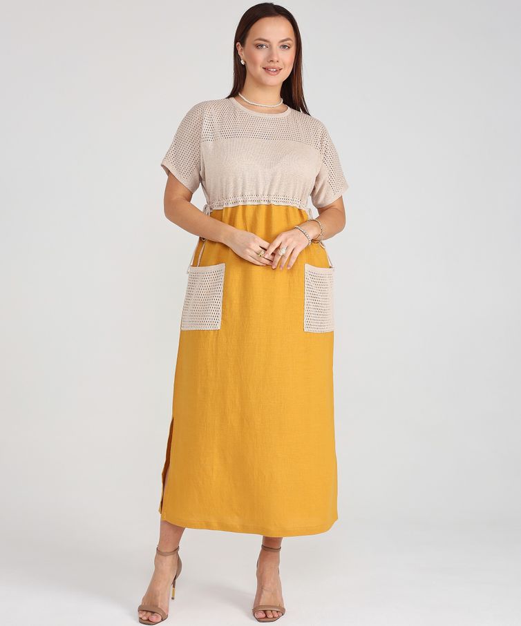 Платье BONADI арт. 1964 охра