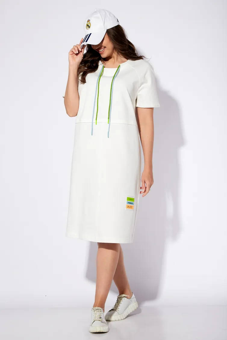 Sukienka TAiER #1200 belyj