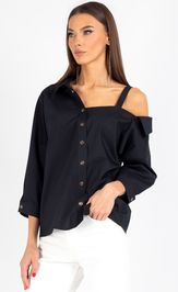 Blouse VIZAVI 726 chernyj
