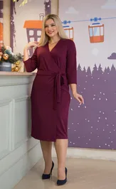 Sukienka NOVITA 1383 marsala
