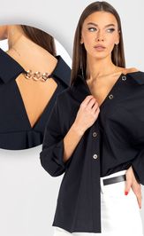 Blouse VIZAVI 727 chernyj