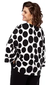 Blouson Abbi #4049 cherno-belyj