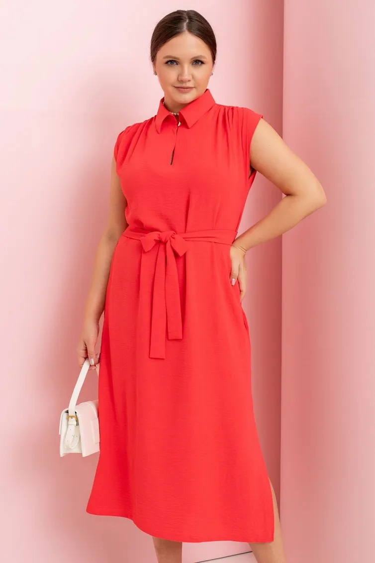 Dress TOOK A LOOK & Angelika #A-354 yarko-rozovyj