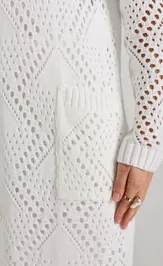 Sweter BONADI 2214 belyj