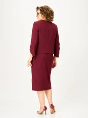 Garnitur Vilena-fashion #1126 burgundi