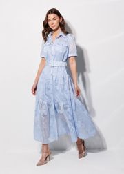 Платье Люше арт. 4364 голубой