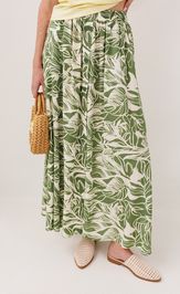 Юбка Buter New 3342 принт листья