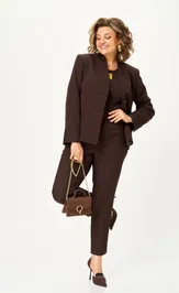 Suit Vilena-fashion 1177 shokolad