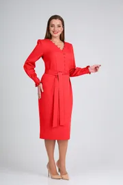 Sukienka Vilena-fashion #653 krasnyj