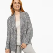 Sweter CHARUTTI #Stil bez povoda (blue brown, s poyasom)