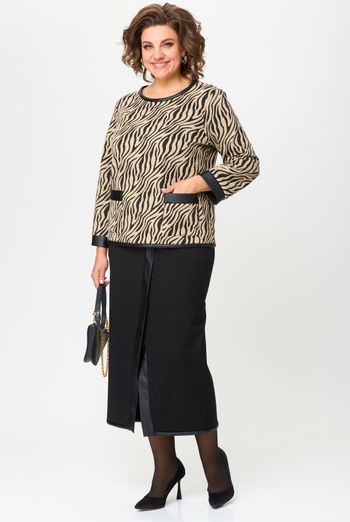 1394 черный, зебра