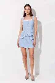Жилет V&N fashion арт. 1104_голубой