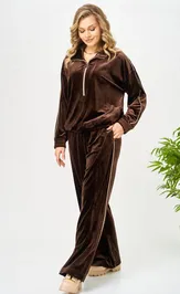 Костюм Ava fashion М-166 коричневый
