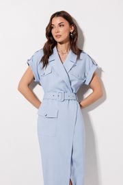 Платье Люше арт. 4390 голубой