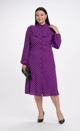 Sukienka FASHION CENTRE V-3300/Sirenevyj v gorox