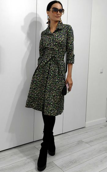 F14607 темно-синий,рыжий,зеленый