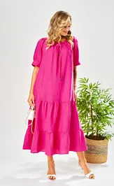Платье Ava fashion М-211 фуксия