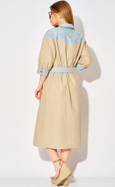 Платье LAIKONY L-434 бежевый