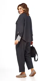 Suit Ольга Стиль S1044 temno-sinij
