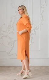 Платье NOVITA 1407 оранжевый