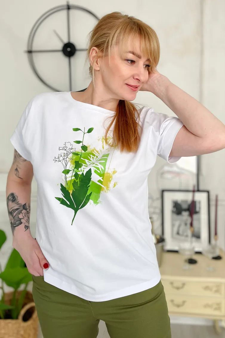 Koszulka Rumoda #2206 belyj