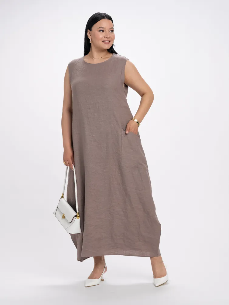 Sukienka FASHION CENTRE #L-4258/Kakao/164