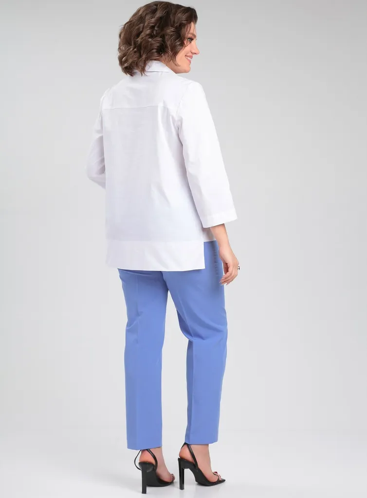 Zestaw Vilena-fashion #954 belyj+goluboj