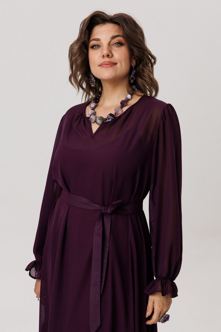 Dress Anelli Laurel #1635 cvet chernosliva