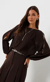 Blouse Люше 4451 shokolad