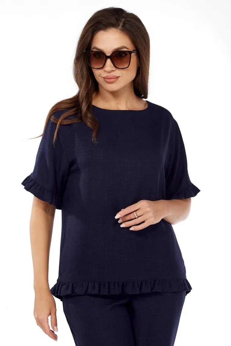 Garnitur Vilena-fashion #985 temno-sinij