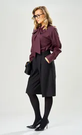 Trousers, overalls, shorts Ava fashion M-236 chernyj