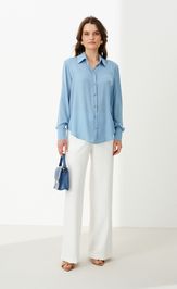 Блузка Panda 103045 голубой