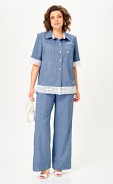 Suit Vilena-fashion 1156 goluboj