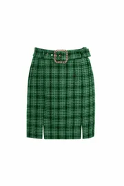 Skirt Elema #4K-12849-1 zelyonyj 170