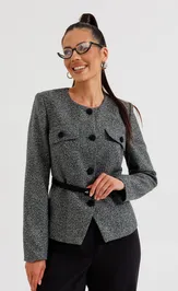 Костюм Galean Style 1014 Б серый с черным
