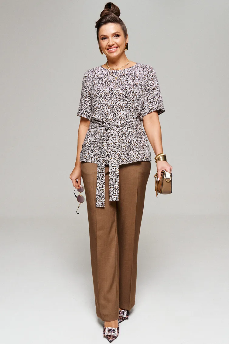 Zestaw Beautiful & Free #6144 leopard+shokolad