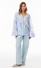 Блузка EOLA 3117 голубой