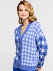 Кардиган Newvay арт. 9232-91001 зв.пыль/бел/ниагара
