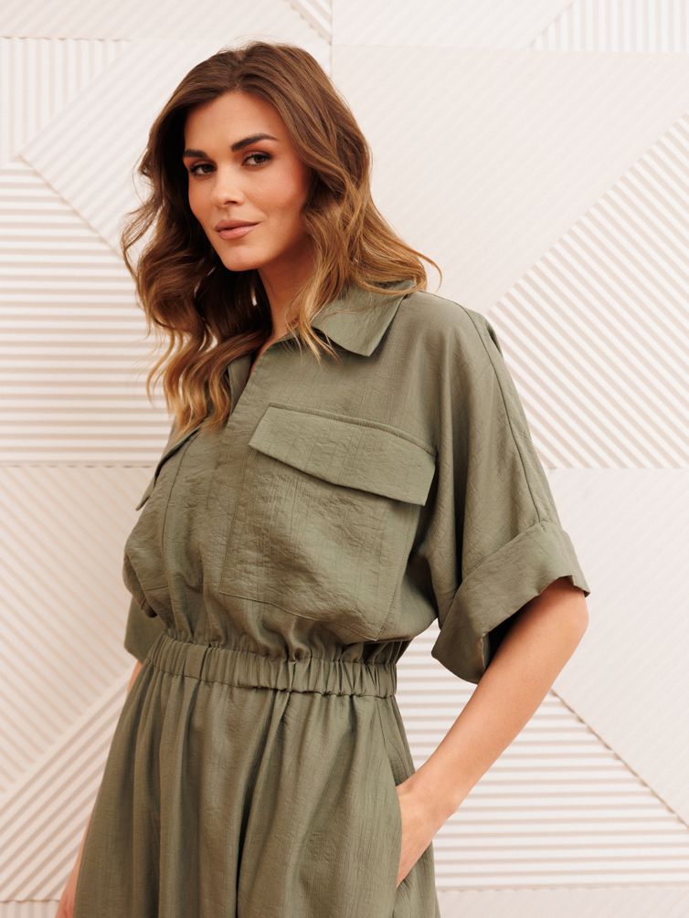 Платье GIZART арт. 5444 хаки