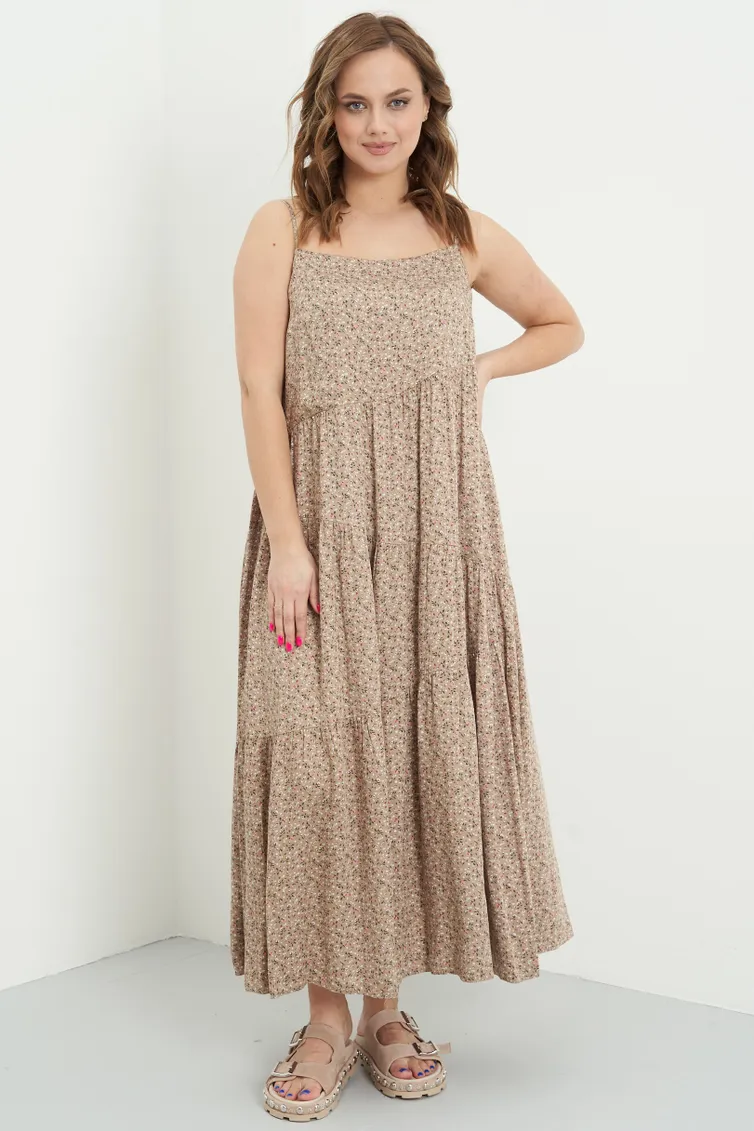Dress Fantazia Mod #3986 bezh