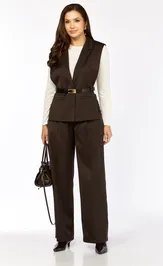 Suit Rishelie 1012 shokolad