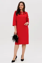 Sukienka Vilena-fashion #1095 krasnyj