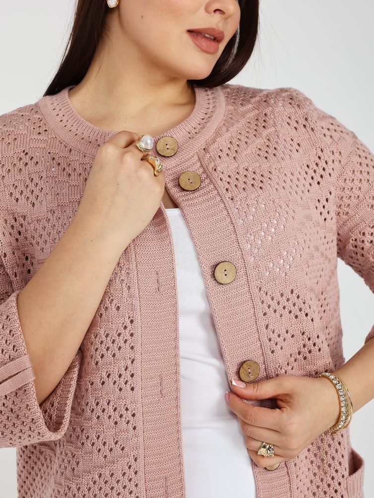 Кардиган BONADI арт. 2178 пудра