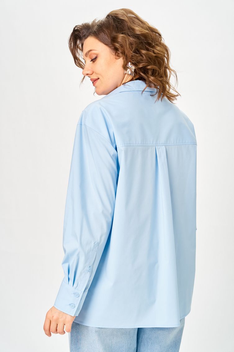Рубашка Anastasia MAK арт. 1324 голубой
