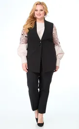 Жилет Anelli Laurel 1037 чёрный